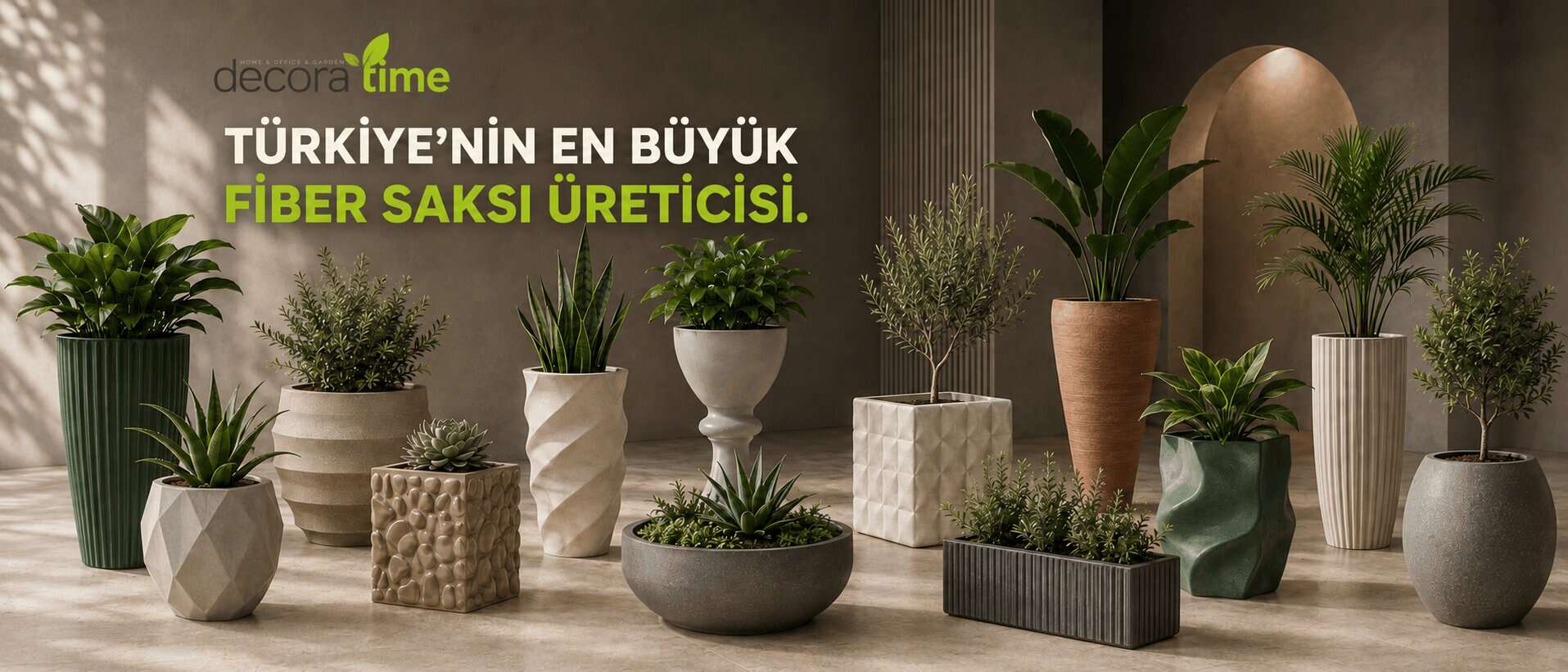 fiber saksı modelleri