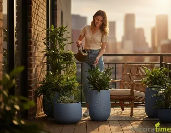 Minimalist Ofisler İçin Dekoratif Saksı Modelleri ve Decoratime Tasarımları ile Doğayı Çalışma Alanına Taşıyın