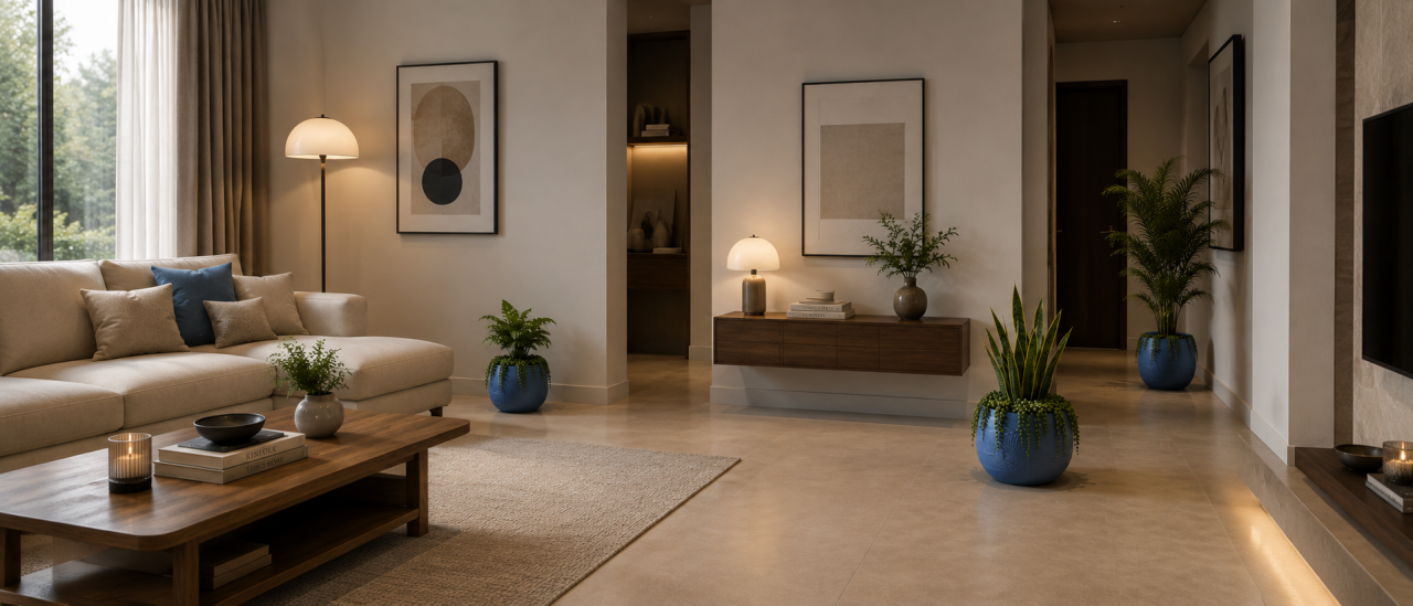 Salon Saksısı Seçim Rehberi: Modern İç Mekanlar İçin Şık ve Dayanıklı Çözümler
