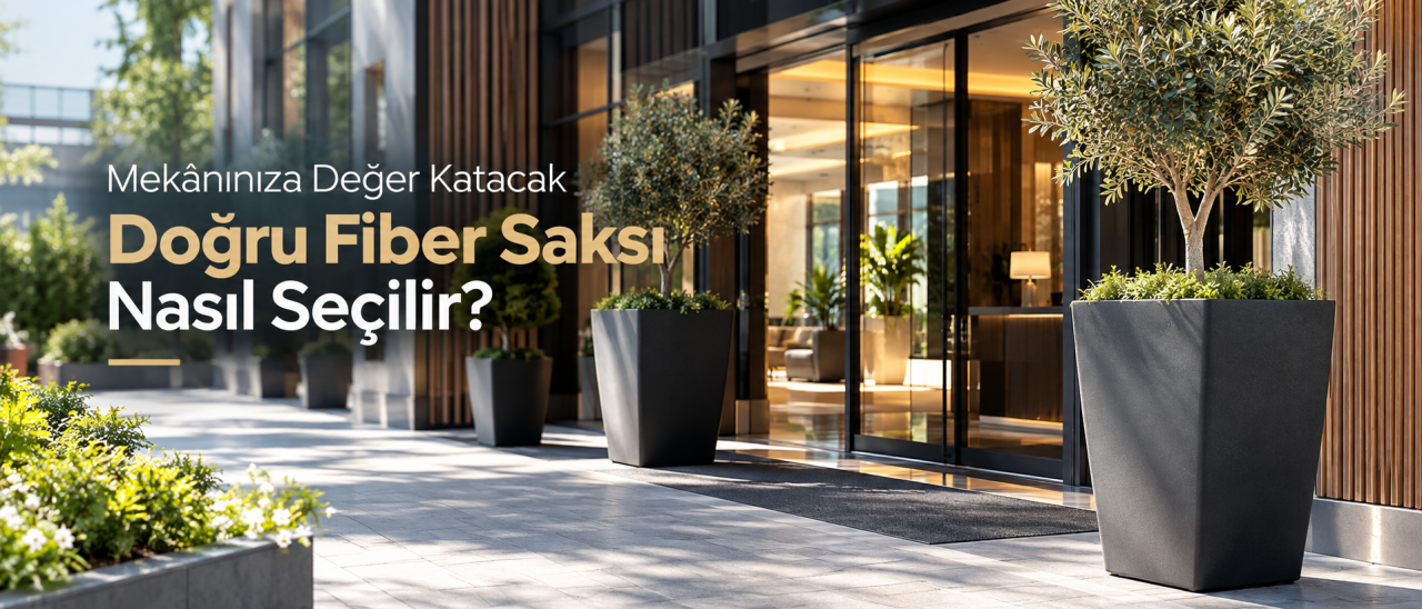 Mekânınıza Değer Katacak Doğru Fiber Saksı Nasıl Seçilir?
