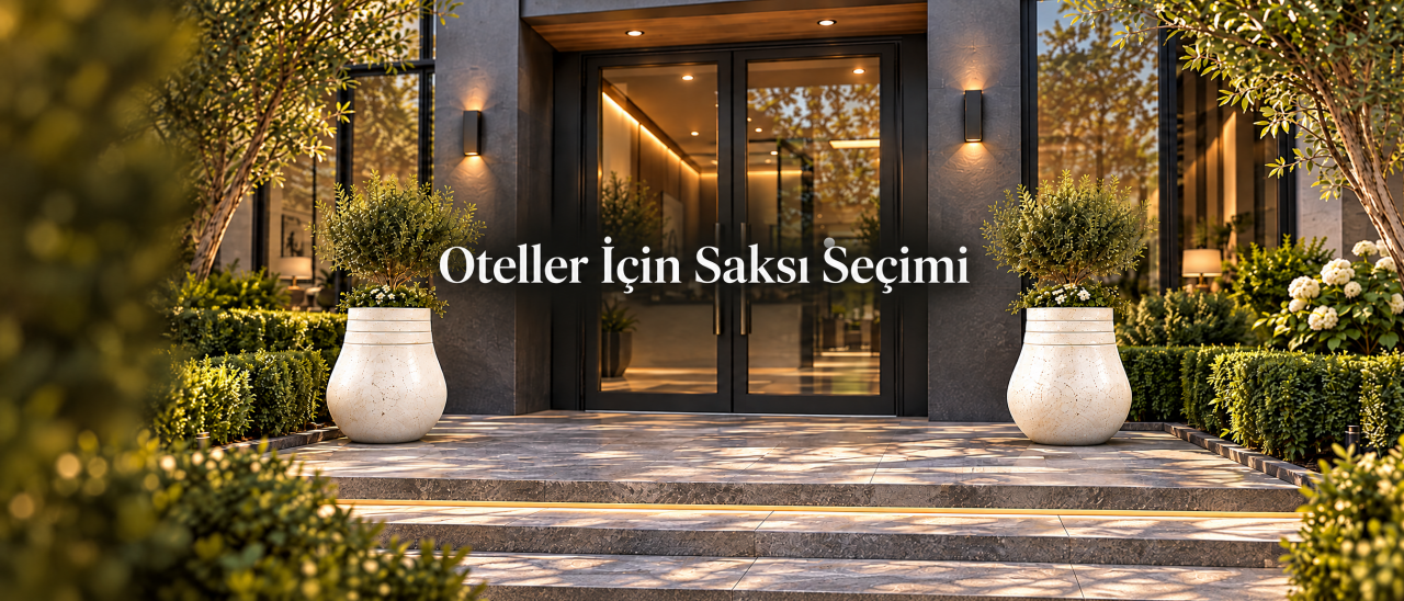 Otel ve İş Yeri Girişleri İçin Saksı Seçimi: İlk İzlenimi Güçlendirin
