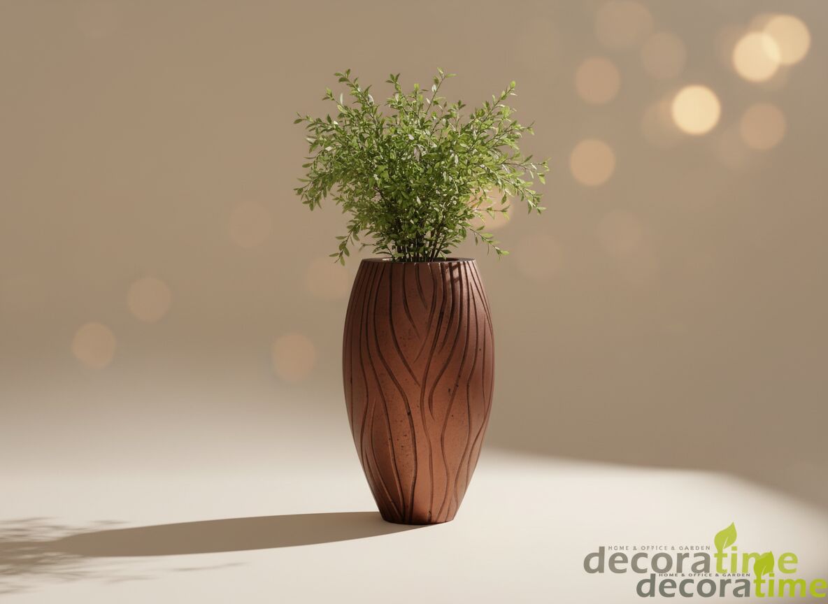 FİBER SAKSI ELENTRA - BÜYÜK SAKSI - DEKORATİF SAKSI - ÇİÇEKLİK