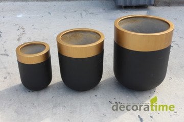 FİBER SAKSI ESTONA  - BÜYÜK SAKSI - DEKORATİF SAKSI - ÇİÇEKLİK