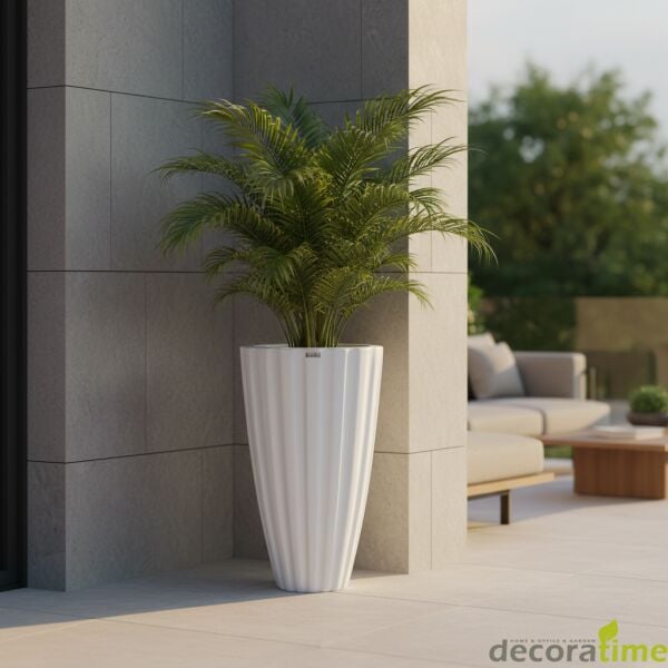 FİBER SAKSI ETNA - BÜYÜK SAKSI - DEKORATİF SAKSI - ÇİÇEKLİK