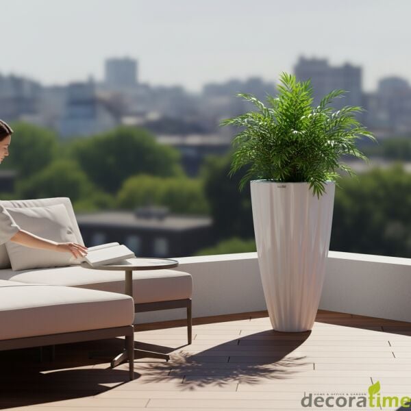 FİBER SAKSI ETNA - BÜYÜK SAKSI - DEKORATİF SAKSI - ÇİÇEKLİK