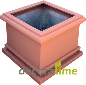 DECORAVINTAGE FİBER SAKSI ASRA - BÜYÜK SAKSI - DEKORATİF SAKSI - ÇİÇEKLİK
