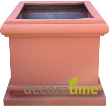 DECORAVINTAGE FİBER SAKSI ASRA - BÜYÜK SAKSI - DEKORATİF SAKSI - ÇİÇEKLİK