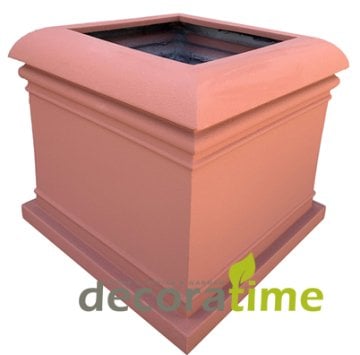 DECORAVINTAGE FİBER SAKSI ZENA - BÜYÜK SAKSI - DEKORATİF SAKSI - ÇİÇEKLİK