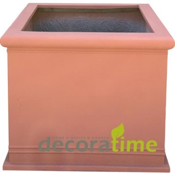 DECORAVINTAGE FİBER SAKSI VELA - BÜYÜK SAKSI - DEKORATİF SAKSI - ÇİÇEKLİK