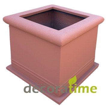 DECORAVINTAGE FİBER SAKSI HAMA - BÜYÜK SAKSI - DEKORATİF SAKSI - ÇİÇEKLİK