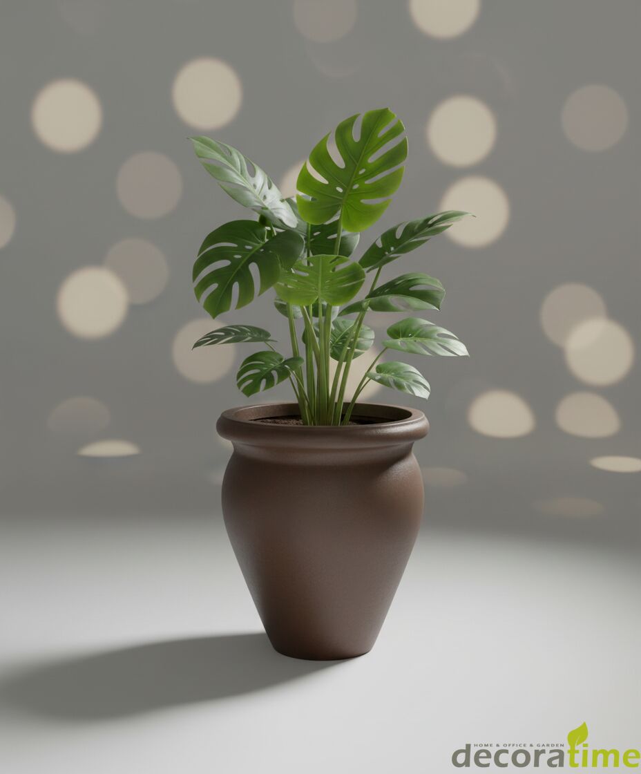 DECORAVINTAGE FİBER SAKSI AYALA - BÜYÜK SAKSI - DEKORATİF SAKSI - ÇİÇEKLİK