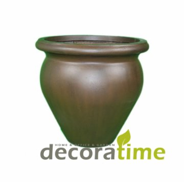 DECORAVINTAGE FİBER SAKSI AYALA - BÜYÜK SAKSI - DEKORATİF SAKSI - ÇİÇEKLİK
