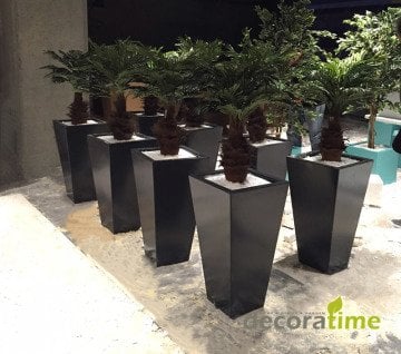 FİBER SAKSI AGORA - BÜYÜK SAKSI - DEKORATİF SAKSI - ÇİÇEKLİK