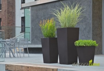 FİBER SAKSI AGORA - BÜYÜK SAKSI - DEKORATİF SAKSI - ÇİÇEKLİK