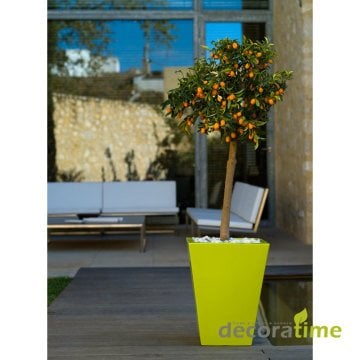 FİBER SAKSI AGORA - BÜYÜK SAKSI - DEKORATİF SAKSI - ÇİÇEKLİK