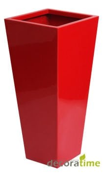 FİBER SAKSI AGORA - BÜYÜK SAKSI - DEKORATİF SAKSI - ÇİÇEKLİK 50*50*90 - Haznesiz