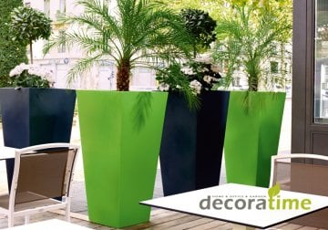 FİBER SAKSI AGORA - BÜYÜK SAKSI - DEKORATİF SAKSI - ÇİÇEKLİK