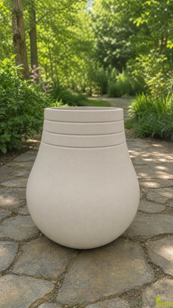 BETON SAKSI LOTUS- BÜYÜK SAKSI - DEKORATİF SAKSI - ÇİÇEKLİK