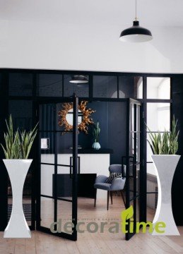 FİBER SAKSI LİNDA - BÜYÜK SAKSI - DEKORATİF SAKSI - ÇİÇEKLİK