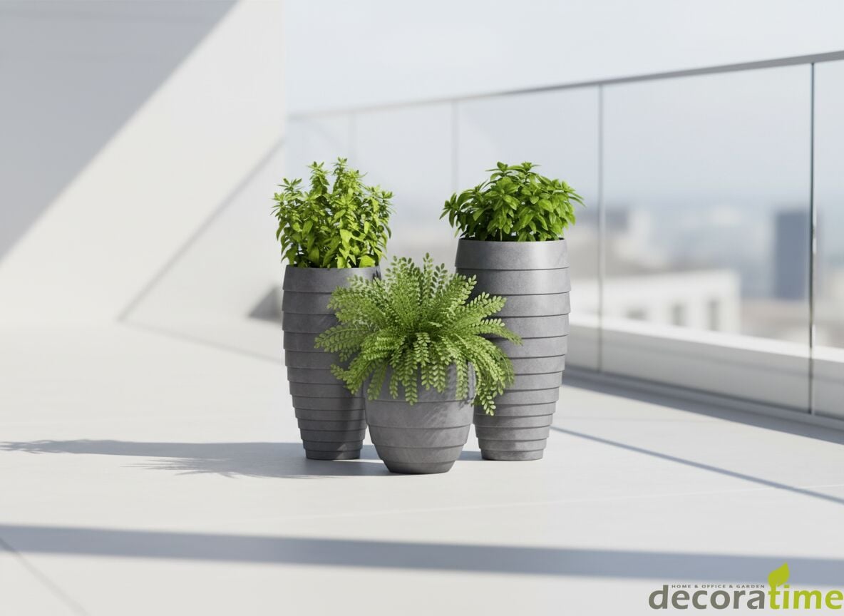 FİBER SAKSI SİESTA - BÜYÜK SAKSI - DEKORATİF SAKSI - ÇİÇEKLİK