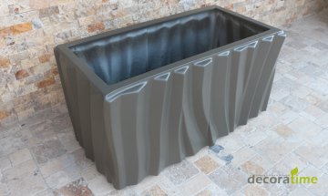FİBER SAKSI NESTA 3D 30*100*30 - Hazneli
