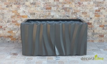 FİBER SAKSI NESTA 3D 30*100*30 - Hazneli