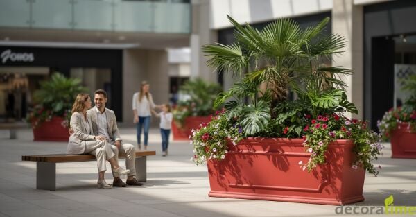 FİBER SAKSI PARYA - BÜYÜK SAKSI - DEKORATİF SAKSI - ÇİÇEKLİK