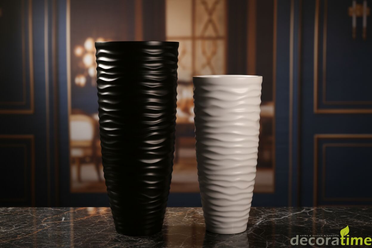 FİBER SAKSI FUSION - BÜYÜK SAKSI - DEKORATİF SAKSI - ÇİÇEKLİK