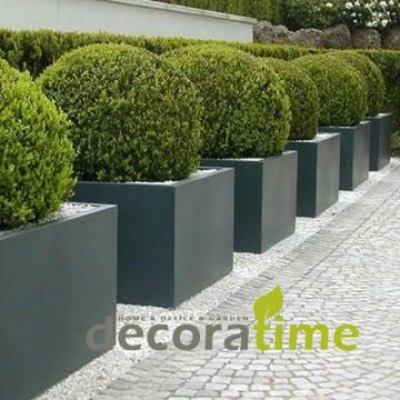 FİBER SAKSI KARYA - BÜYÜK SAKSI - DEKORATİF SAKSI - ÇİÇEKLİK 90*90*90 - Haznesiz