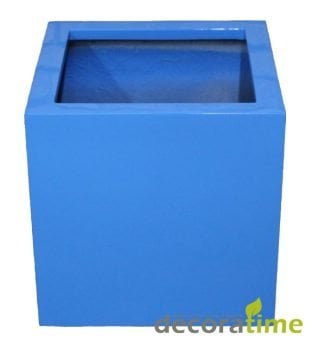 FİBER SAKSI KARYA - BÜYÜK SAKSI - DEKORATİF SAKSI - ÇİÇEKLİK 90*90*90 - Haznesiz