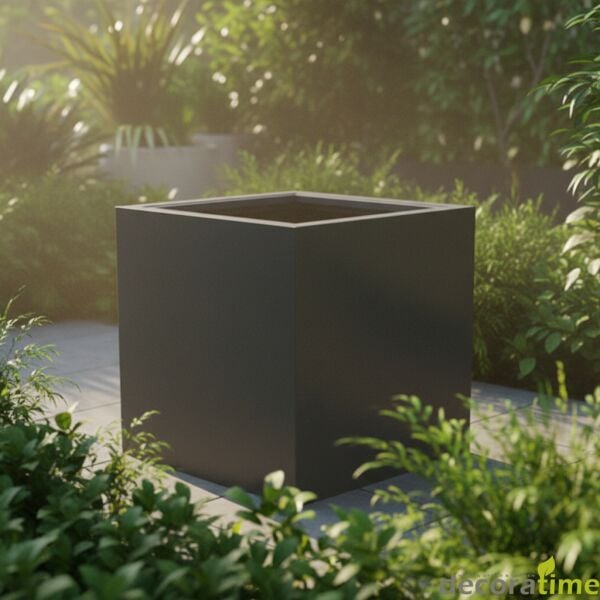 FİBER SAKSI KARYA - BÜYÜK SAKSI - DEKORATİF SAKSI - ÇİÇEKLİK 90*90*90 - Haznesiz