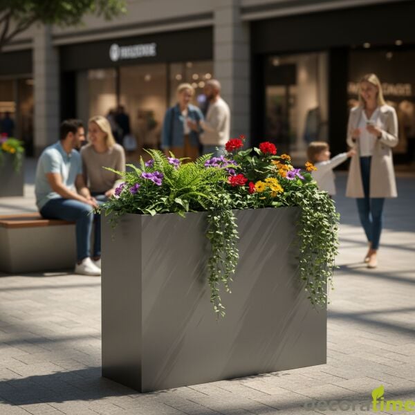 FİBER SAKSI MAXI NESTA - BÜYÜK SAKSI - DEKORATİF SAKSI - ÇİÇEKLİK 30*150*80 - Haznesiz