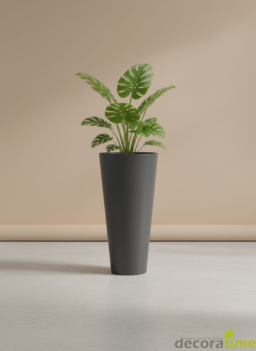 FİBER SAKSI MAXI SİMENA - BÜYÜK SAKSI - DEKORATİF SAKSI - ÇİÇEKLİK