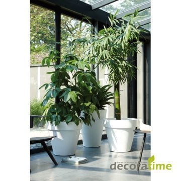 FİBER SAKSI NOVA - BÜYÜK SAKSI - DEKORATİF SAKSI - ÇİÇEKLİK