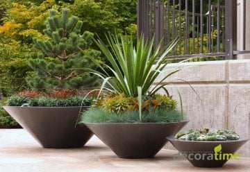 FİBER SAKSI TUANA - BÜYÜK SAKSI - DEKORATİF SAKSI - ÇİÇEKLİK