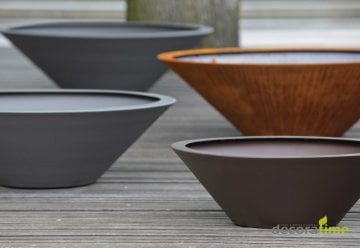 FİBER SAKSI TUANA - BÜYÜK SAKSI - DEKORATİF SAKSI - ÇİÇEKLİK