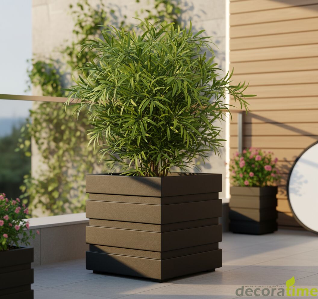 FİBER SAKSI VERA - BÜYÜK SAKSI - DEKORATİF SAKSI - ÇİÇEKLİK