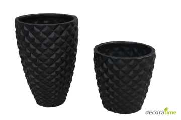 FİBER SAKSI CESTA - BÜYÜK SAKSI - DEKORATİF SAKSI - ÇİÇEKLİK