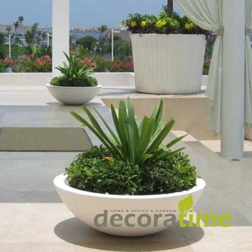 FİBER SAKSI SANTO - BÜYÜK SAKSI - DEKORATİF SAKSI - ÇİÇEKLİK