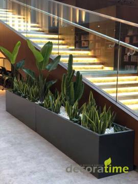 FİBER SAKSI NESTA - BÜYÜK SAKSI - DEKORATİF SAKSI - ÇİÇEKLİK