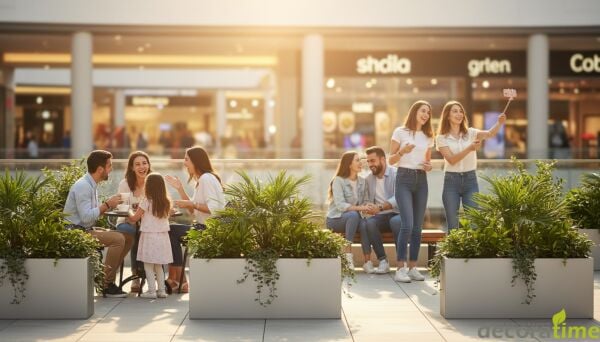 FİBER SAKSI NESTA - BÜYÜK SAKSI - DEKORATİF SAKSI - ÇİÇEKLİK