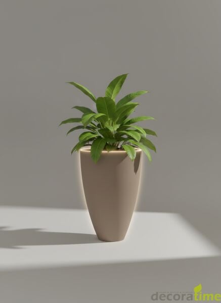 FİBER SAKSI TUBE Hazneli