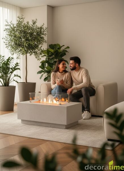 LİVANYA BİOETHANOL ŞÖMİNE - ATEŞ ÇUKURU