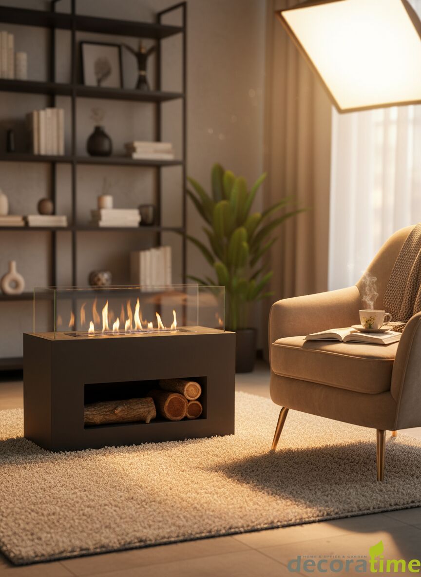 STYLISH TAŞINABİLİR ŞÖMİNE