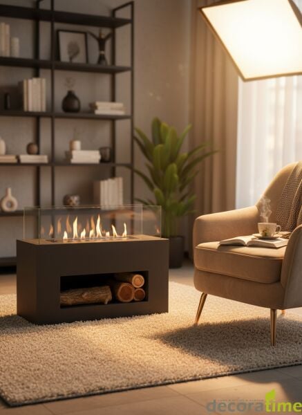 STYLISH TAŞINABİLİR ŞÖMİNE