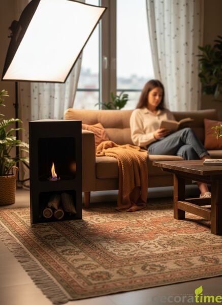 ARTEMİS TAŞINABİLİR ŞÖMİNE