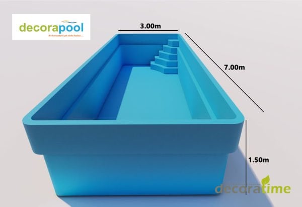 Polyester Havuz - Fiberglass Havuz - Hazır Havuz 3m-7m